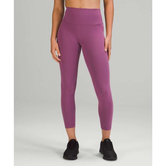 Lululemon Wunder Train High-Rise Tight 25" Size 4 Purple - Picture 3 of 9